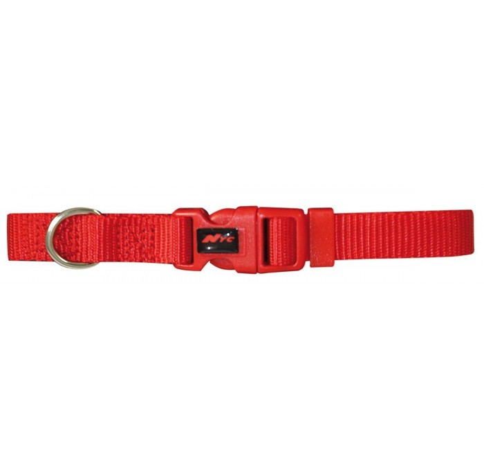 Collar Basic para perros Nylon Rojo