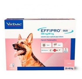 Pipetas Effipro Duo Spot On Perros 20-40kg Virbac