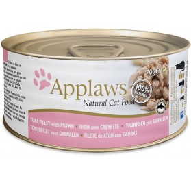 Applaws Lata Gato Filete de Atún con Gambas